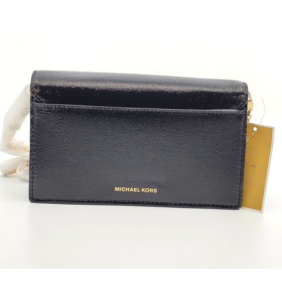 New Michael Kors Grace Small Patent Leather Envelope Clutch $178.00 - Picture 5 of 6